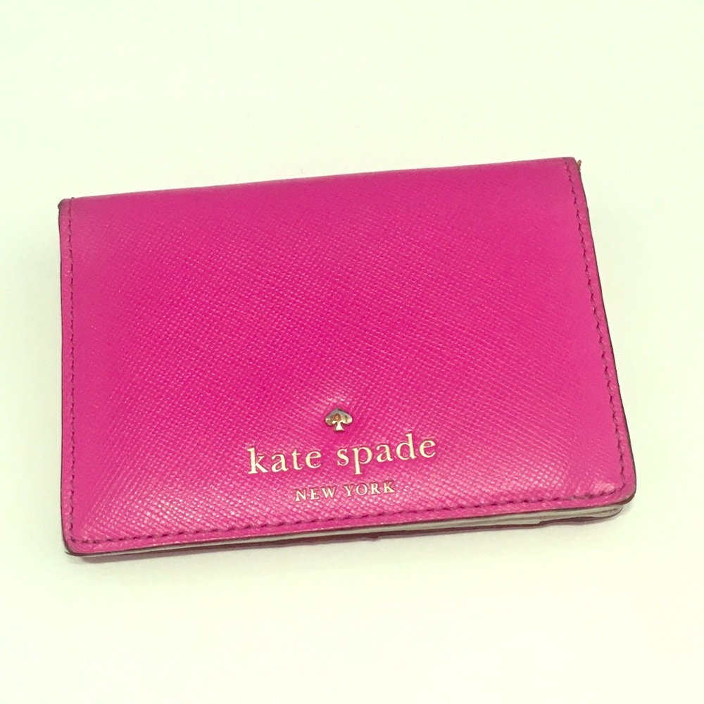 Kate Spade Bi fold Saffiano Leather wallet
